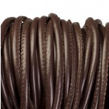 Zdjęcie - Rzemień szyty czekolada 4mm